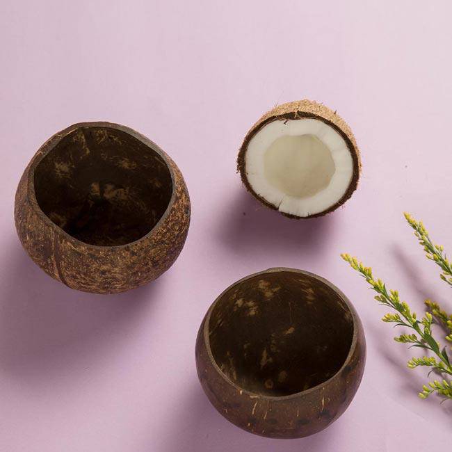 Work From Home Essentials Eco Friendly Gift | Bamboo Cutlery | Coconut Bowls | Cork Water Bottle - Image 6
