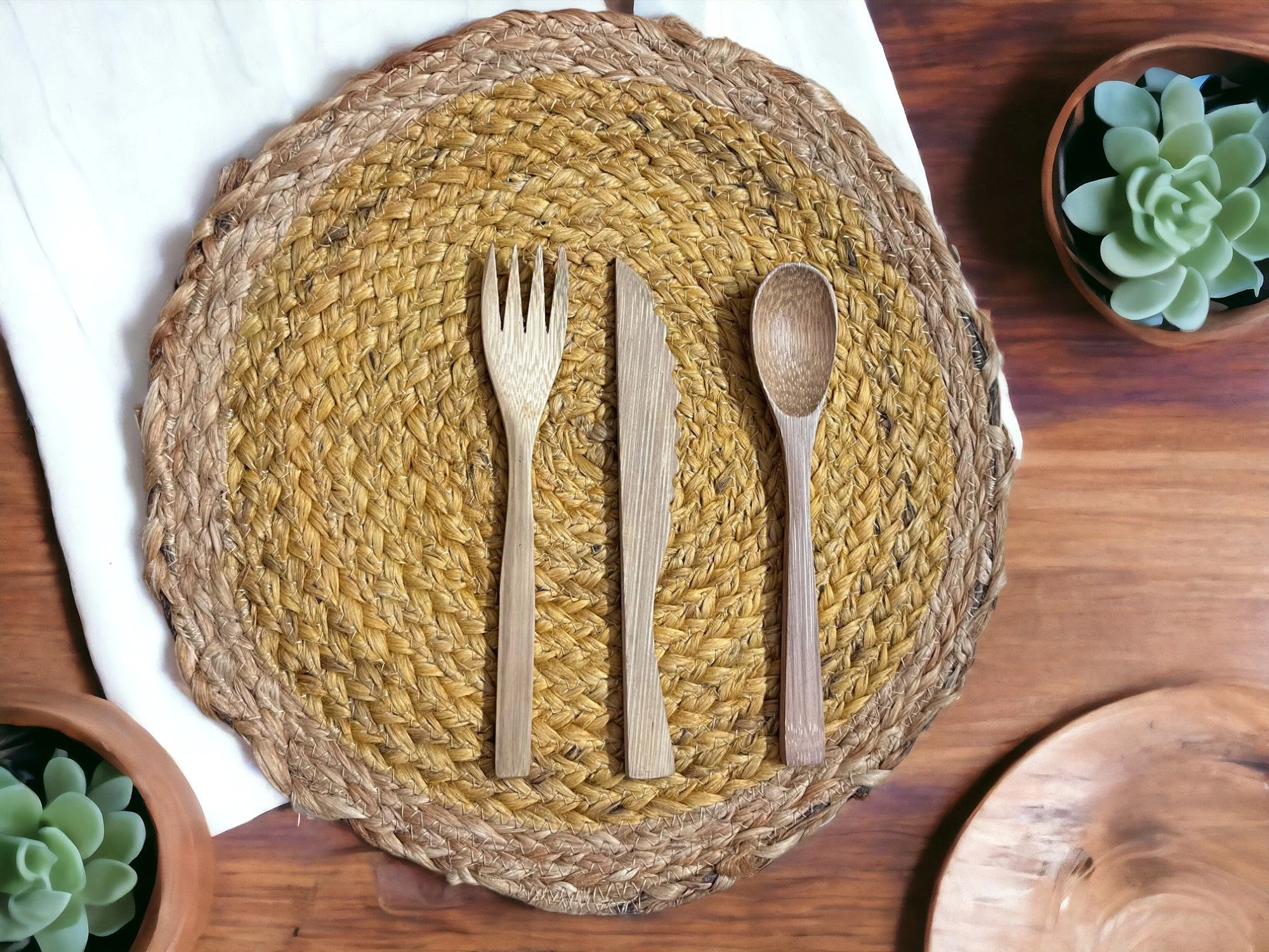 Jute Placemats – Set of 2 - Image 8