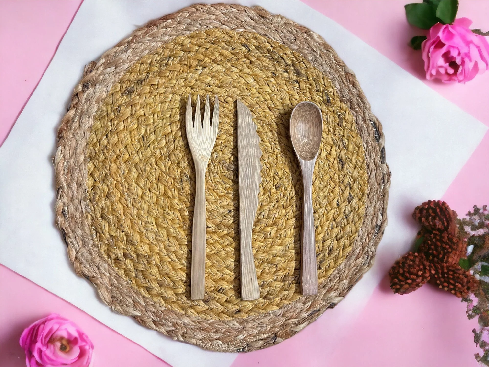 Jute Placemats – Set of 2 - Image 9