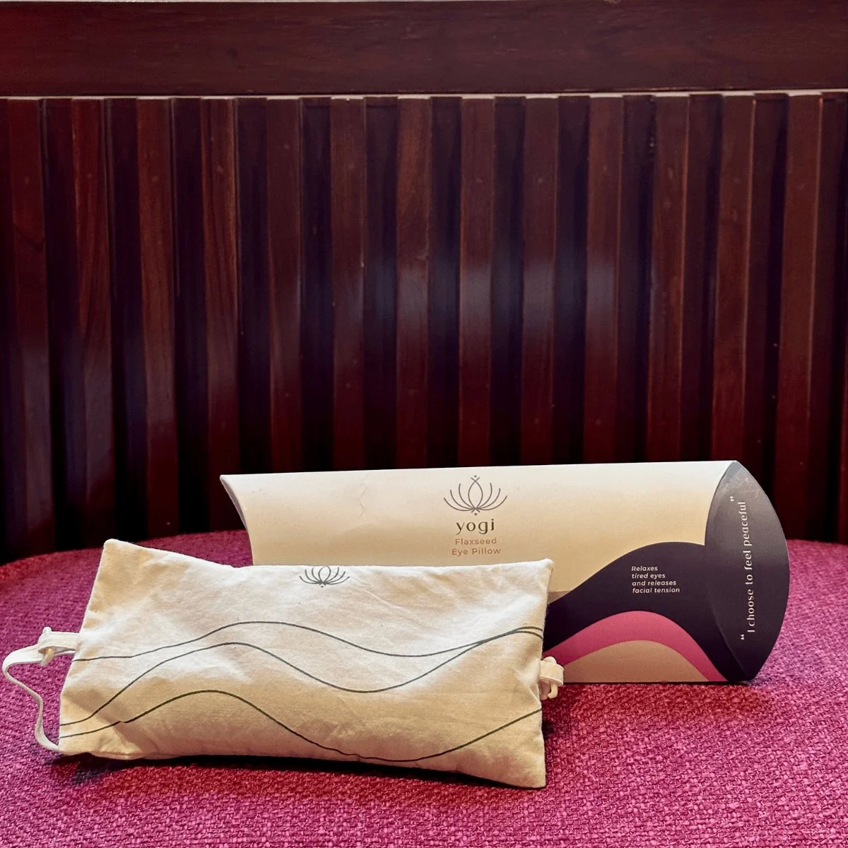 Yogi | Flaxseed Eye Pillow | Herbal Eye Pillow - Image 6