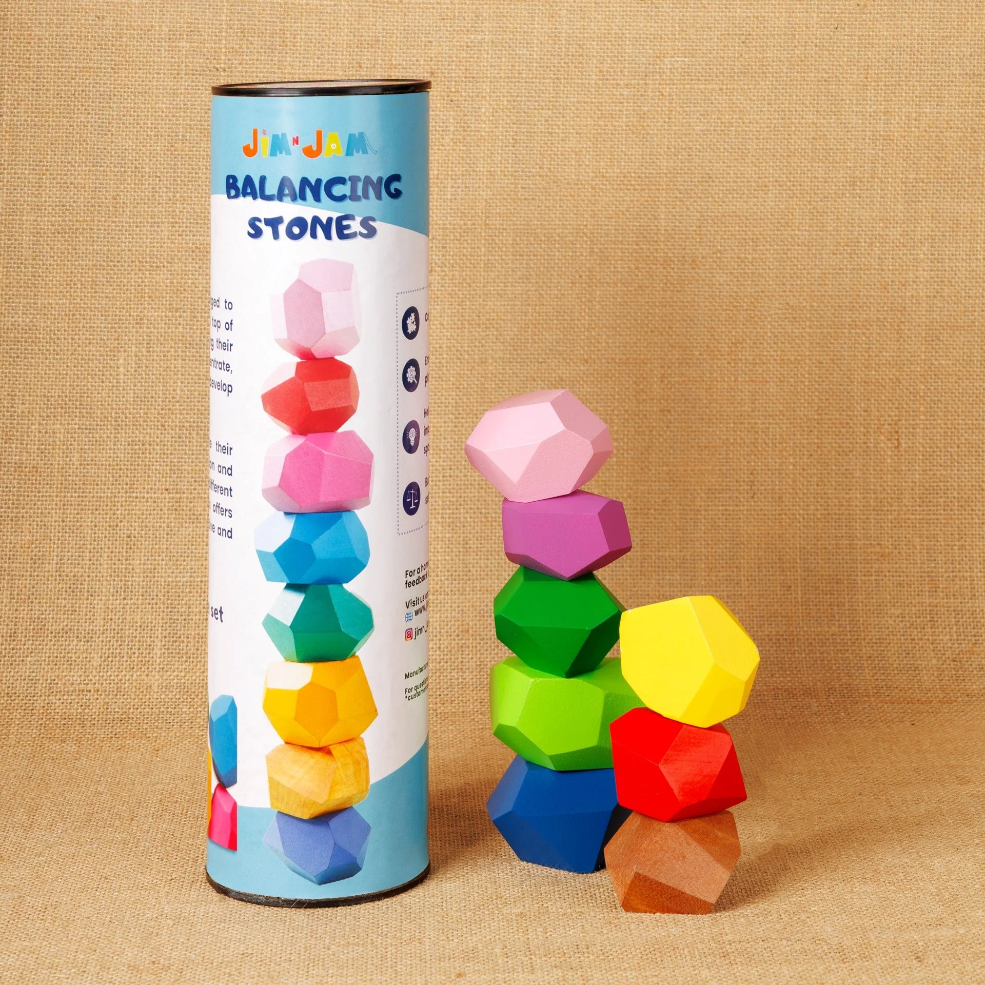 Zen Blocks For Kids | Balancing Wooden Stones Toy - Image 7