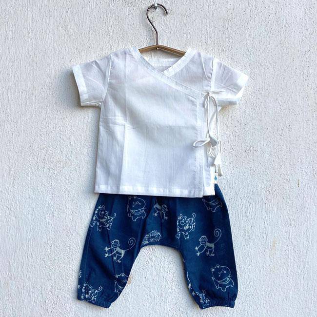 Zoo Bag - Zoo And White Angrakha with Zoo Pants - Image 4